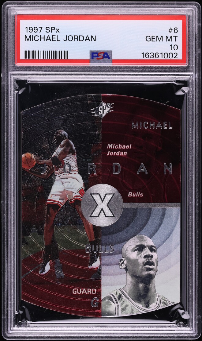 1997 SPx Die-Cut Michael Jordan #6 PSA 10 GEM MINT
