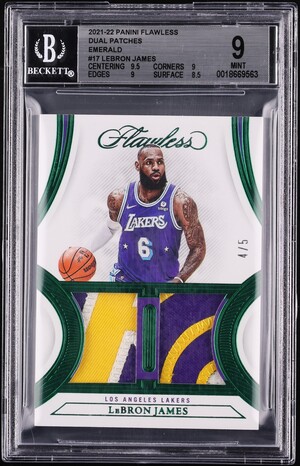 2016-17 Prestige Stat Stars #5 LeBron James on Fanatics Collect
