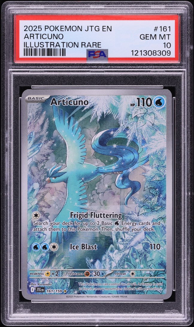 2025 Pokemon Scarlet & Violet Journey Together IR Articuno #161 PSA 10 GEM MINT