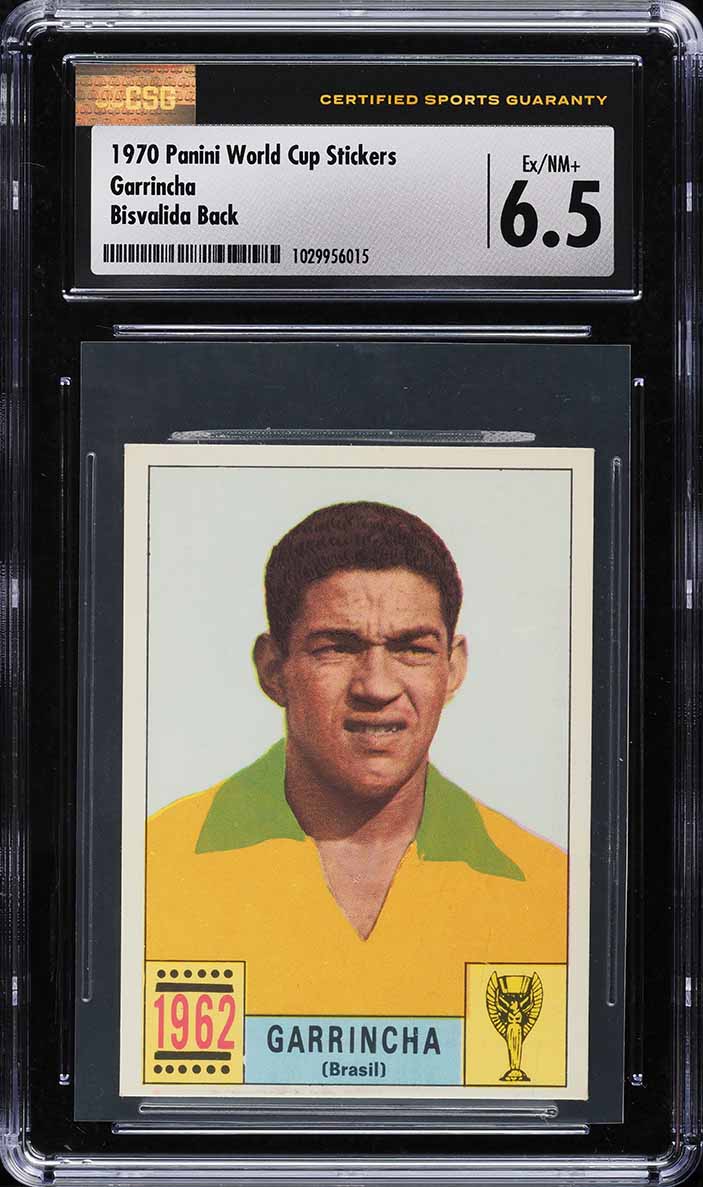 Carte à Collectionner PSA 2 Garrincha 1958 - Rookie Card Brésilienne Légendaire Et Rare - Football Vintage