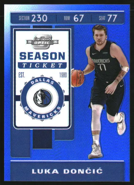 その他 Luka Doncic Contenders Optic RC Silver Luka Doncic 2018 Contenders Optic #128 Rookie Ticket Auto