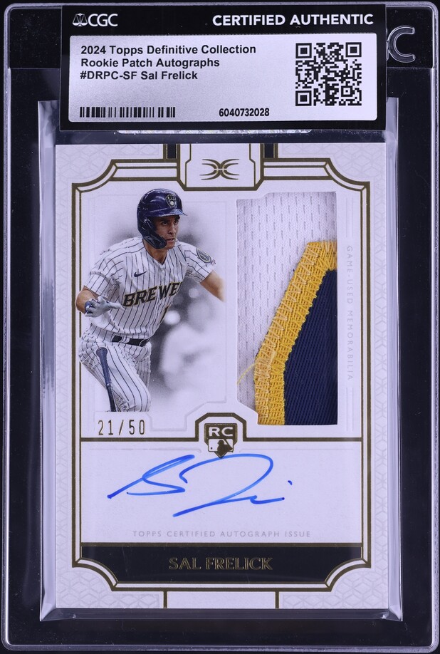 2025 Topps Sal Frelick #651 CGC AUTH on Fanatics Collect