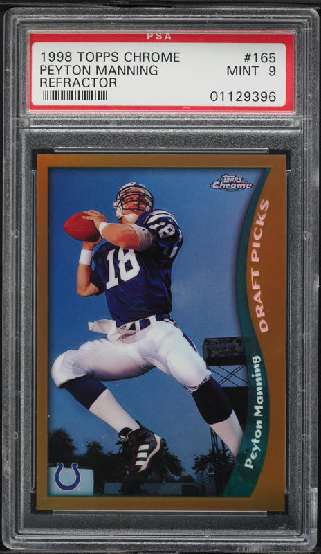 1998 Ultra Masterpiece Peyton Manning ROOKIE 1/1 #416 BGS 9 MINT