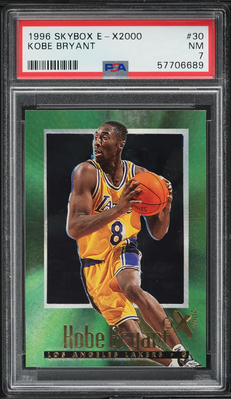 1996 Skybox E-X2000 Star Date 2000 Kobe Bryant ROOKIE #3 PSA