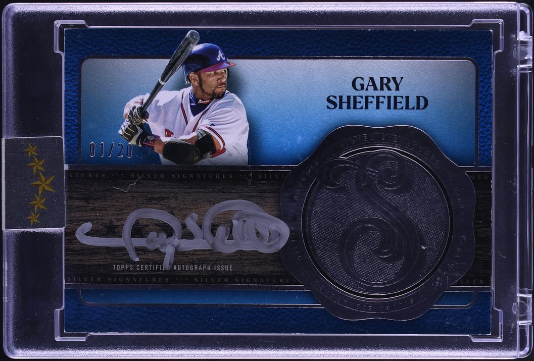 2025 Topps Five Star Silver Signatures Blue Gary Sheffield AUTO 1/20 #FSS-GS
