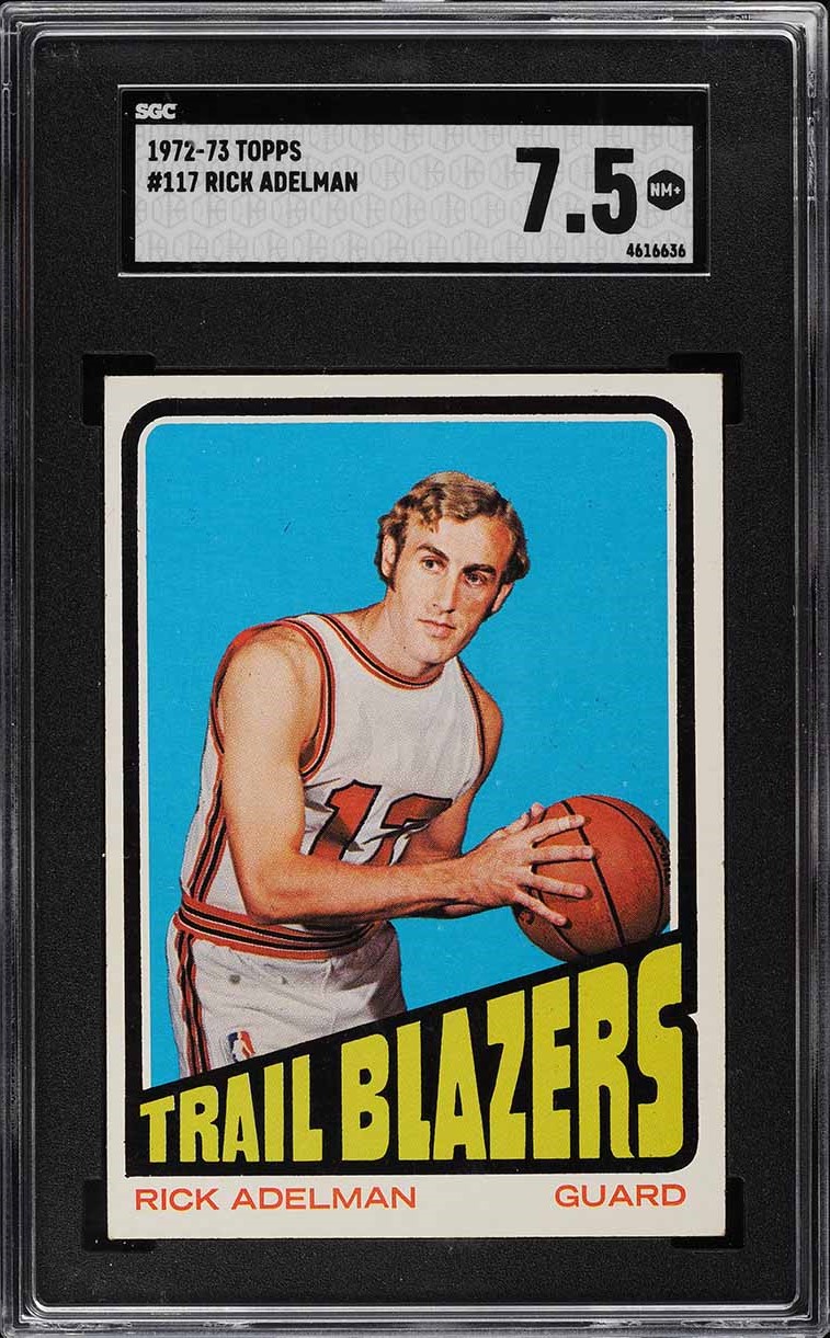 1972 Topps Basketball Rick Adelman #117 SGC 7.5 NM+