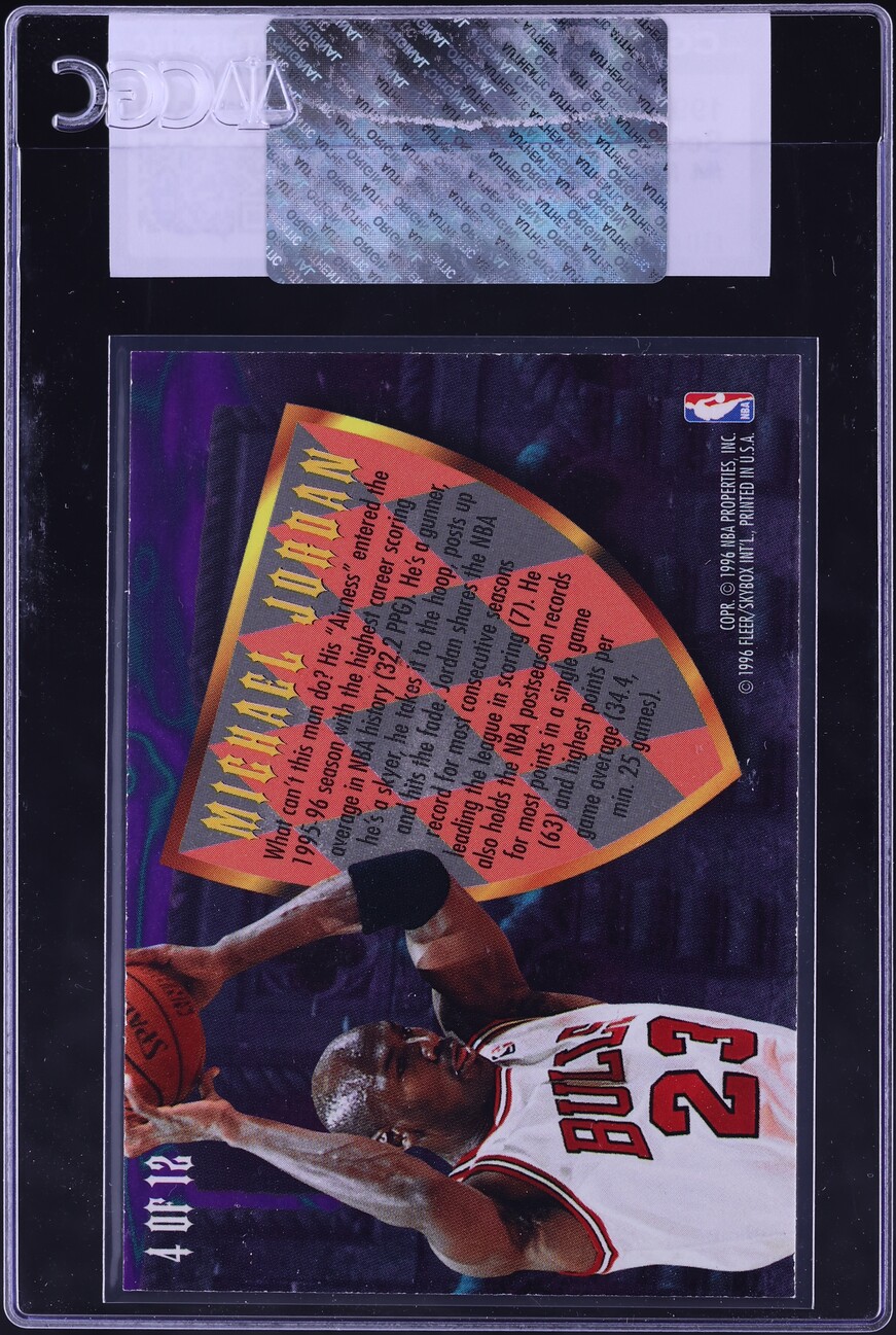 1995 Ultra Scoring Kings Michael Jordan #4 CGC AUTH