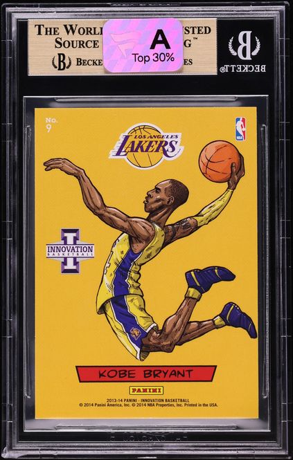 2013 Panini Innovation Kaboom! Kobe Bryant #9 BGS 9.5 GEM MINT