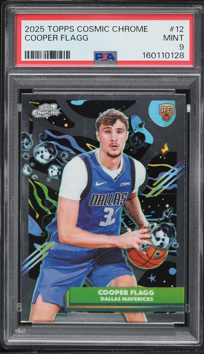 2025 Topps Chrome Cosmic Cooper Flagg ROOKIE #12 PSA 9 MINT