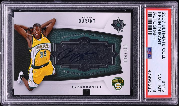 その他 KEVIN DURANT TOPPS CHROME RC #131 PSA 9 2007 Topps Chrome Kevin Durant ROOKIE #131 PSA 9 MINT on Fanatics