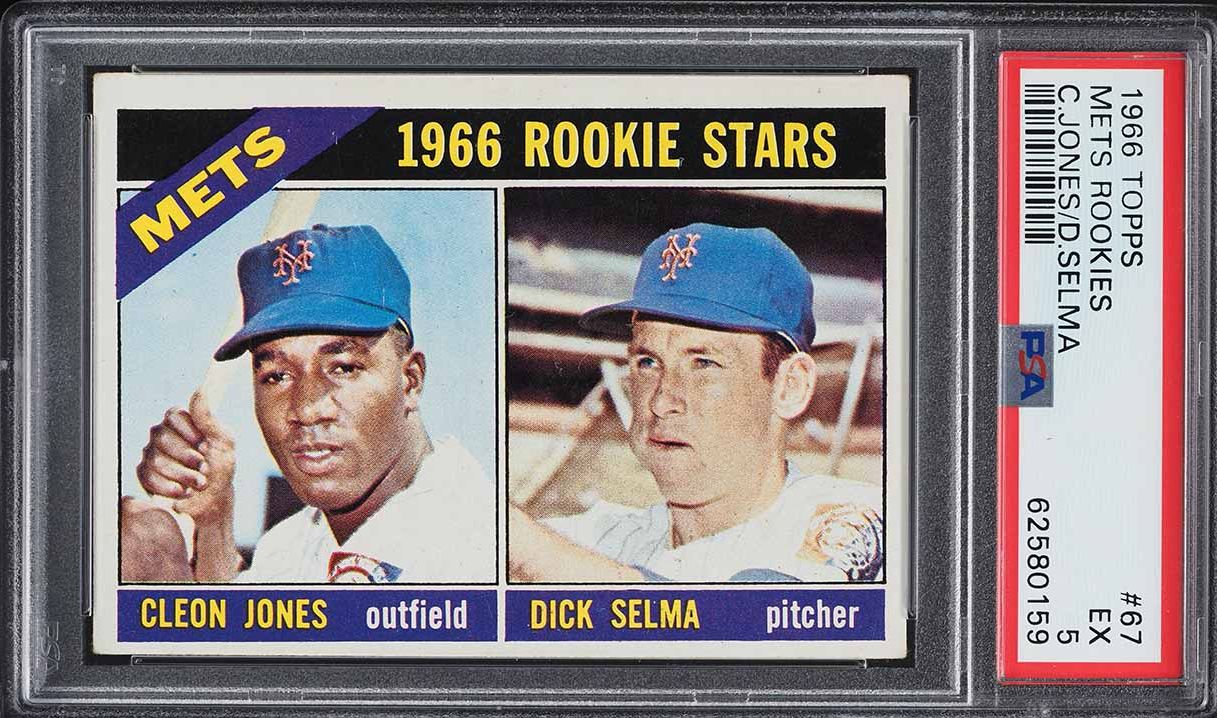 1966 Topps Mets Rookies #67 PSA 5 EX