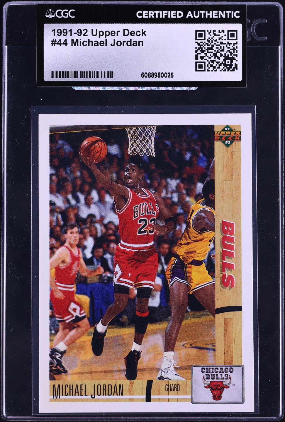 1991 Upper Deck Basketball Michael Jordan #44 CGC AUTH