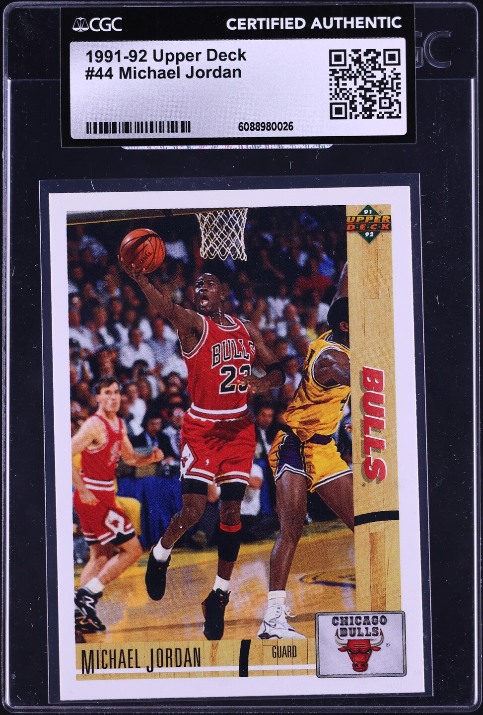 1991 Upper Deck Basketball Michael Jordan #44 CGC AUTH