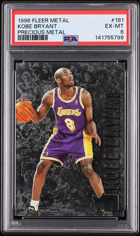1996 Topps Youthquake Kobe Bryant ROOKIE #YQ15 PSA 9 MINT on