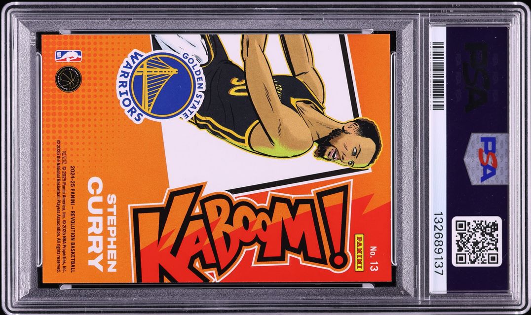 2024 Panini Revolution Kaboom! Horizontal Stephen Curry #13 PSA 10 GEM MINT