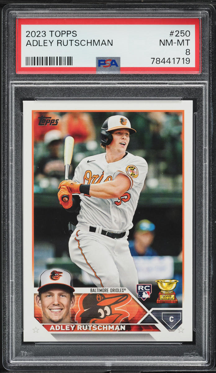 2023 Topps Adley Rutschman ROOKIE #250 PSA 8 NM-MT