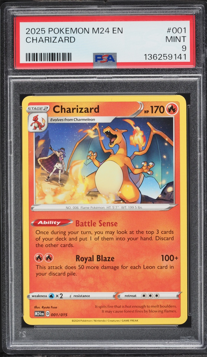 2025 Pokemon Scarlet & Violet McDonald's Collection Charizard #1 PSA 9 MINT