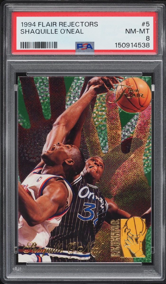 1994 Flair Rejectors Shaquille O'Neal #5 PSA 8 NM-MT