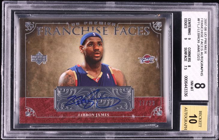 2007 Topps Chrome LeBron James #23 PSA 10 GEM MINT on Fanatics Collect