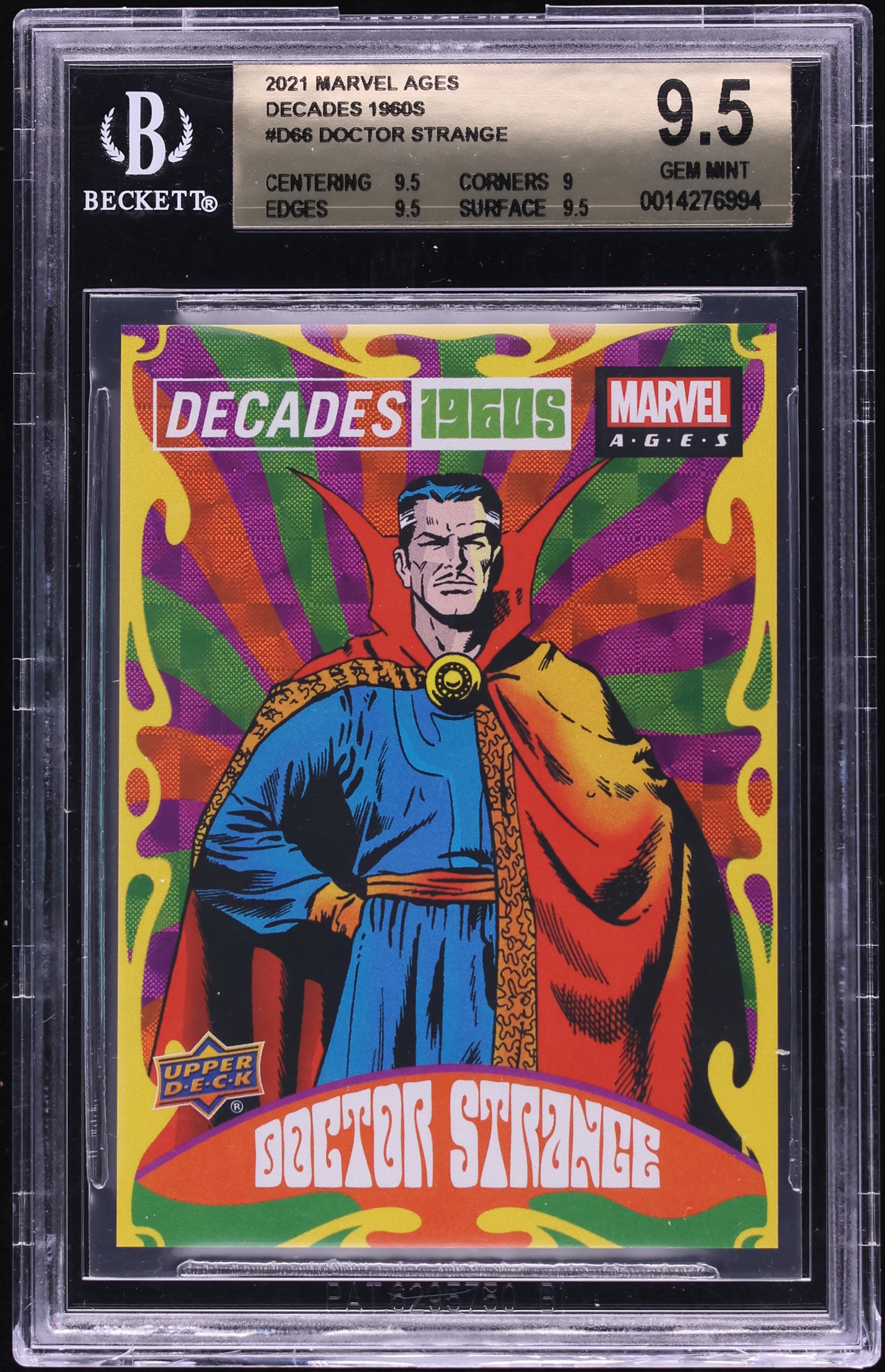 2021 Marvel Ages Decades '60s Doctor Strange #D66 BGS 9.5 GEM MINT