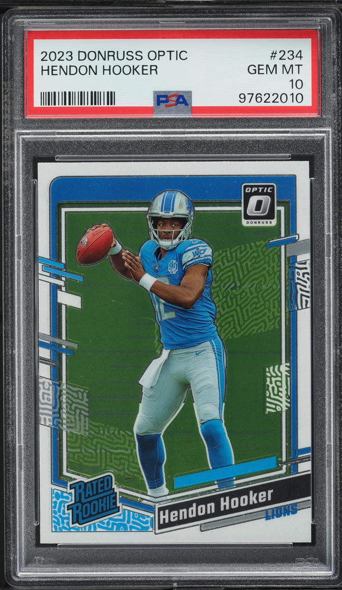 2023 Donruss Optic Hendon Hooker ROOKIE #234 PSA 10 GEM MINT