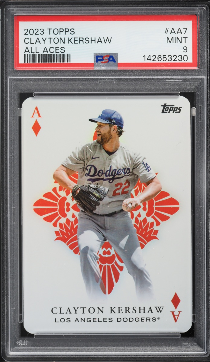 2023 Topps All Aces Clayton Kershaw #AA7 PSA 9 MINT