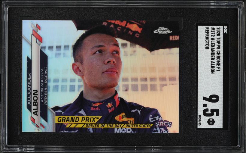 2020 Topps Chrome Formula 1 Sapphire Edition Orange Alexander