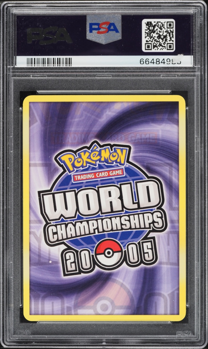2005 Pokemon World Championships Promo Bright Aura Medicham EX #95 PSA 9 MINT
