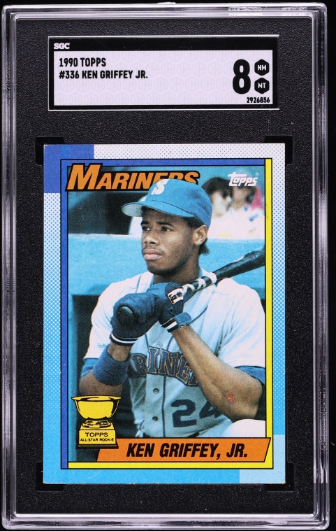 1990 Topps Ken Griffey Jr. #336 SGC 8 NM-MT