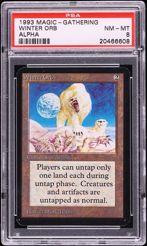 1993 Magic The Gathering MTG Alpha Dual Land Taiga R L PSA 10 GEM