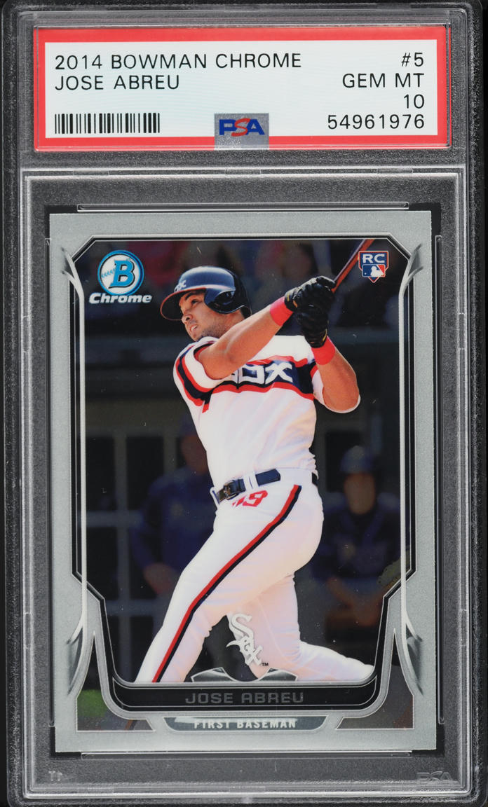 2014 Bowman Chrome Jose Abreu ROOKIE #5 PSA 10 GEM MINT