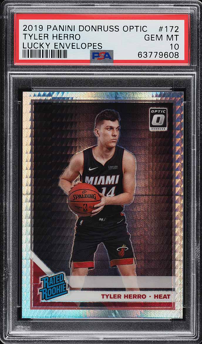 Herro PSA 10 Tyler Herro Rookie Card 2019-20 Panini Illusions #175