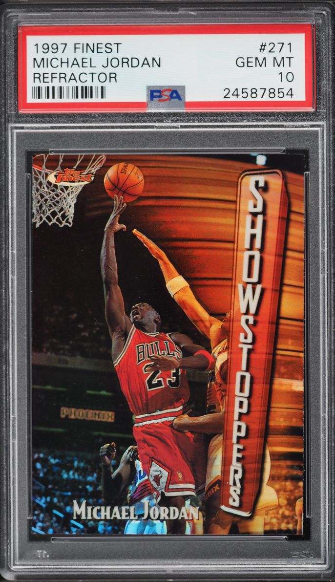 1997 Finest Refractor Michael Jordan #271 PSA 10 GEM MINT