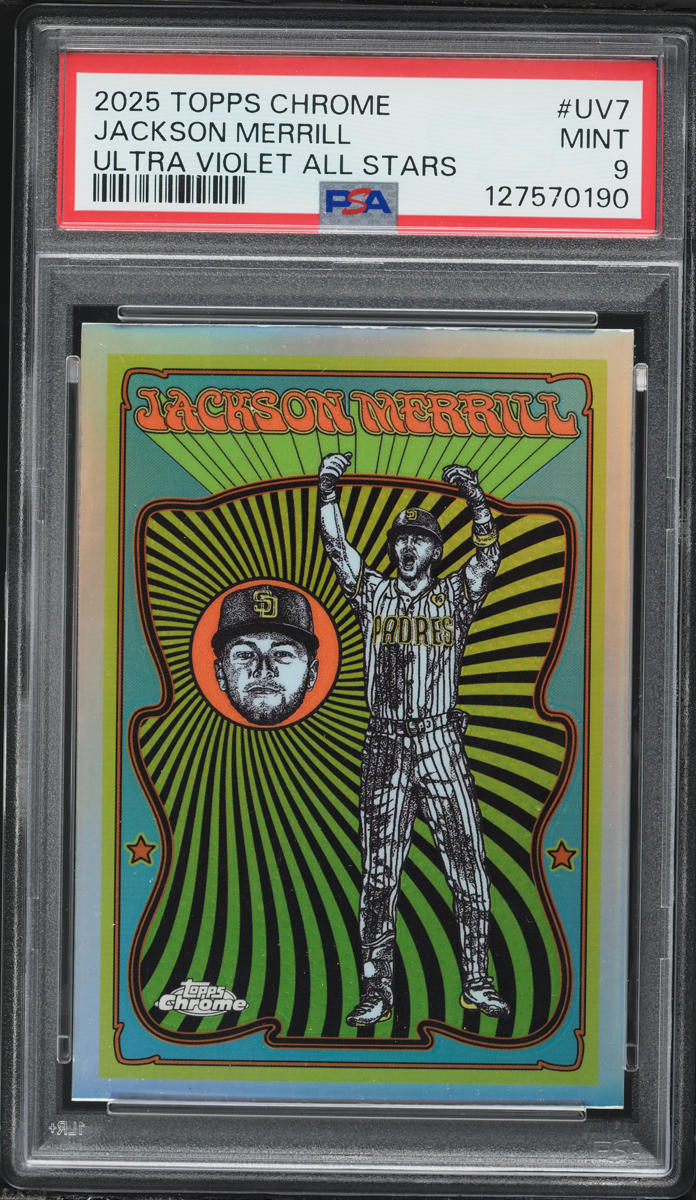 2025 Topps Chrome Ultra Violet All Stars Jackson Merrill #UV7 PSA 9 MINT