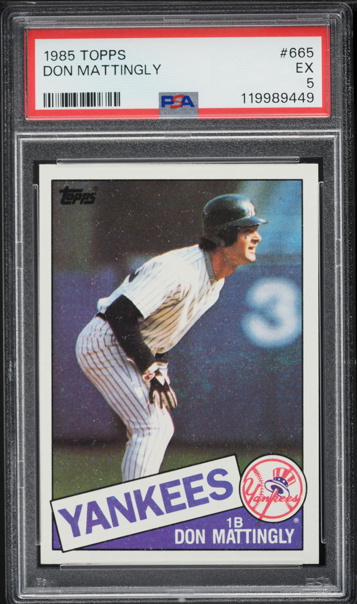 1985 Topps Don Mattingly #665 PSA 5 EX