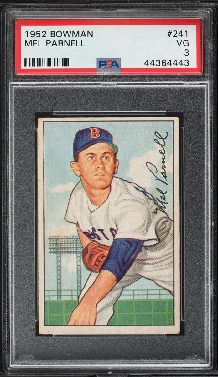 1952 Bowman Mel Parnell #241 PSA 3 VG