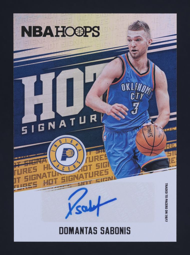 2017 Hoops Hot Signatures Domantas Sabonis AUTO #HSR-DS MBA AUTH on ...