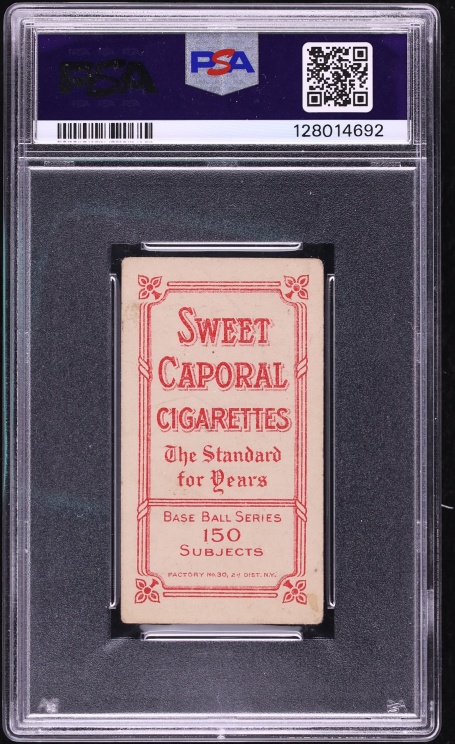 1909-11 T206 Roger Bresnahan PORTRAIT, SWEET CAPORAL PSA 2.5 GD+