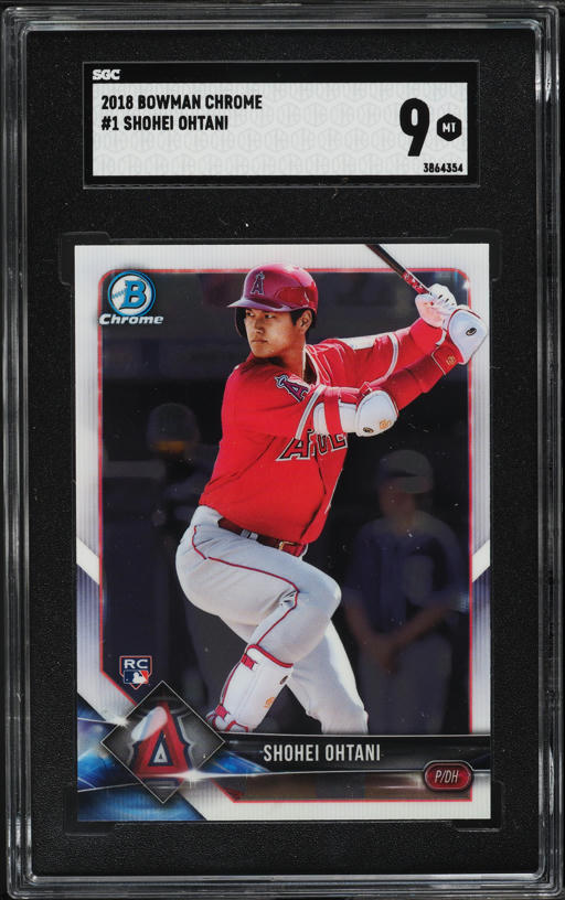 その他 2018 Shohei Ohtani Bowman #49 Rookie 2018 Bowman Shohei Ohtani ROOKIE #49 PSA 9 MINT on Fanatics