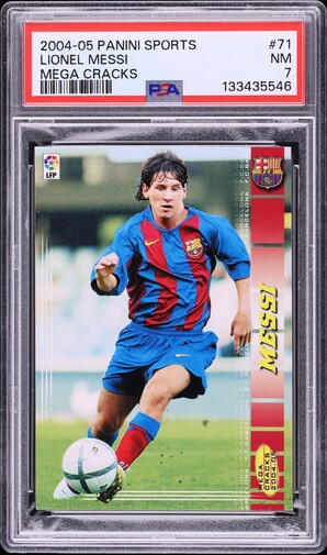 2007 Mundi Cromo Las Fichas De La Liga Security Vertical Lionel