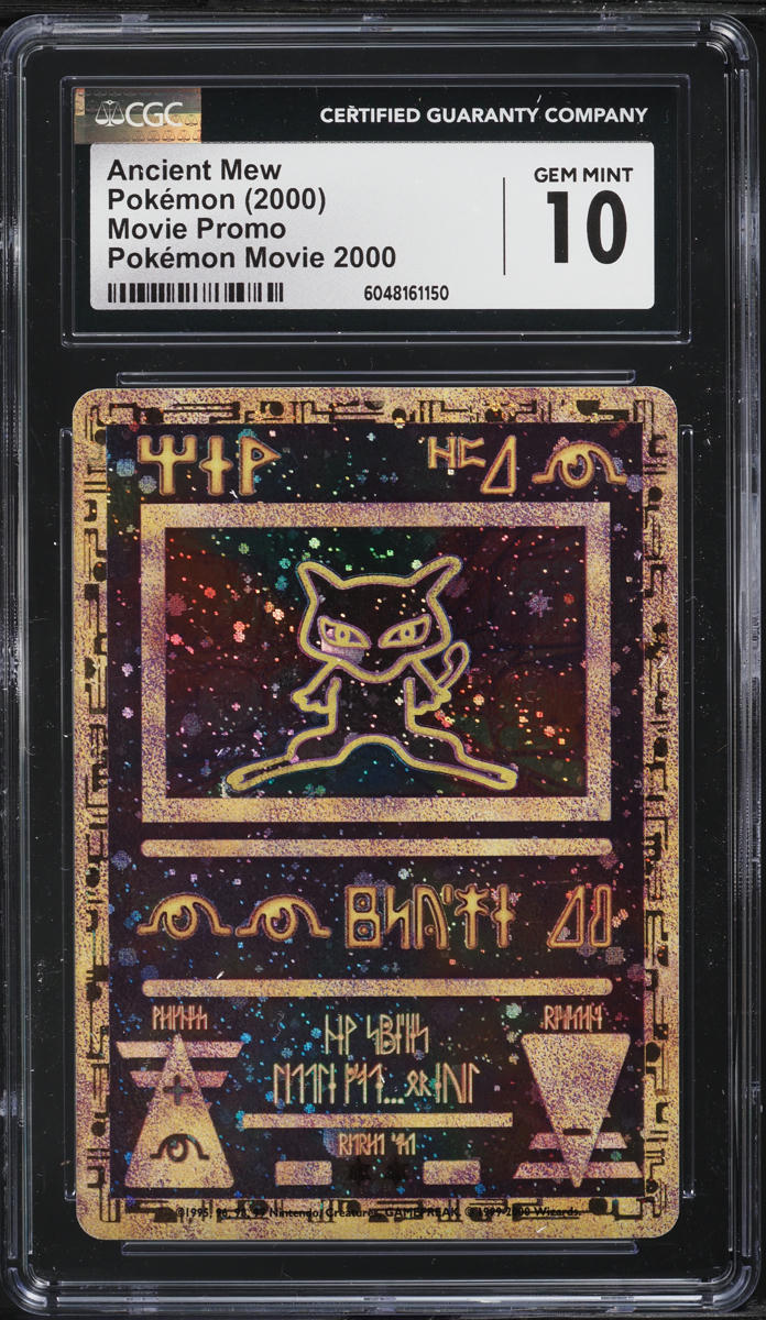 2000 Pokemon Movie Promo Ancient Mew CGC 10 GEM MINT