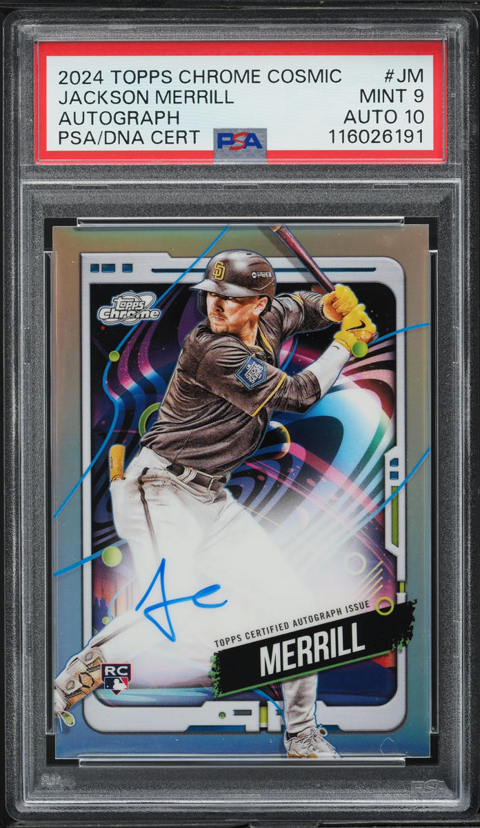 Update Cards 2024 Topps Chrome Jackson Merrill #207 Rookie