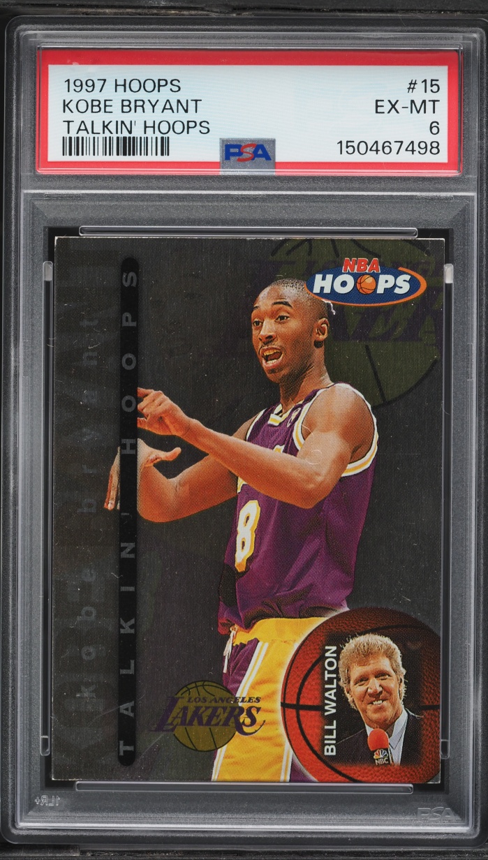 1997 Hoops Talkin' Kobe Bryant #15 PSA 6 EXMT