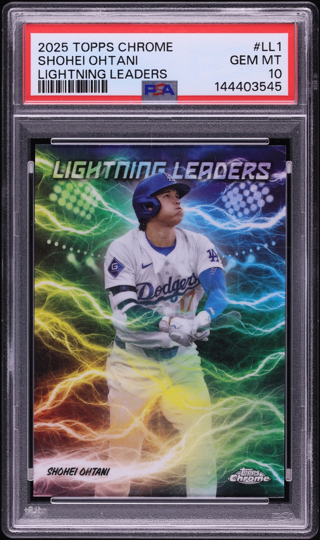 2025 Topps Chrome Lightning Leaders Shohei Ohtani #LL-1 PSA 10 GEM MINT