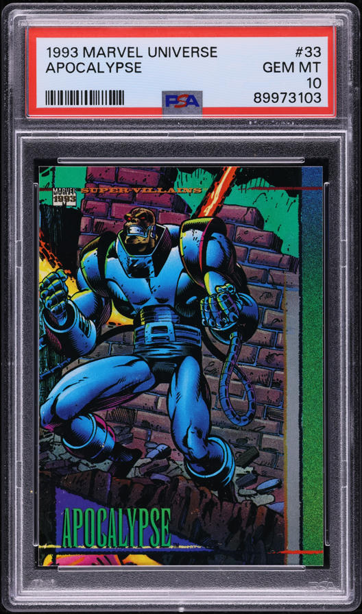 1990 Impel Marvel Universe Apocalypse #80 PSA 10 GEM MINT on