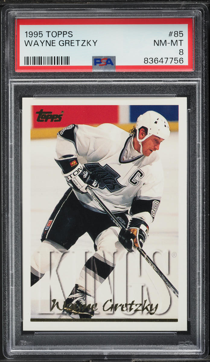 1995 Topps Hockey Wayne Gretzky #85 PSA 8 NM-MT