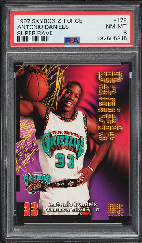 1997-98 Skybox Z-Force Big Men on Court #2 BMOC Kobe Bryant PSA 10