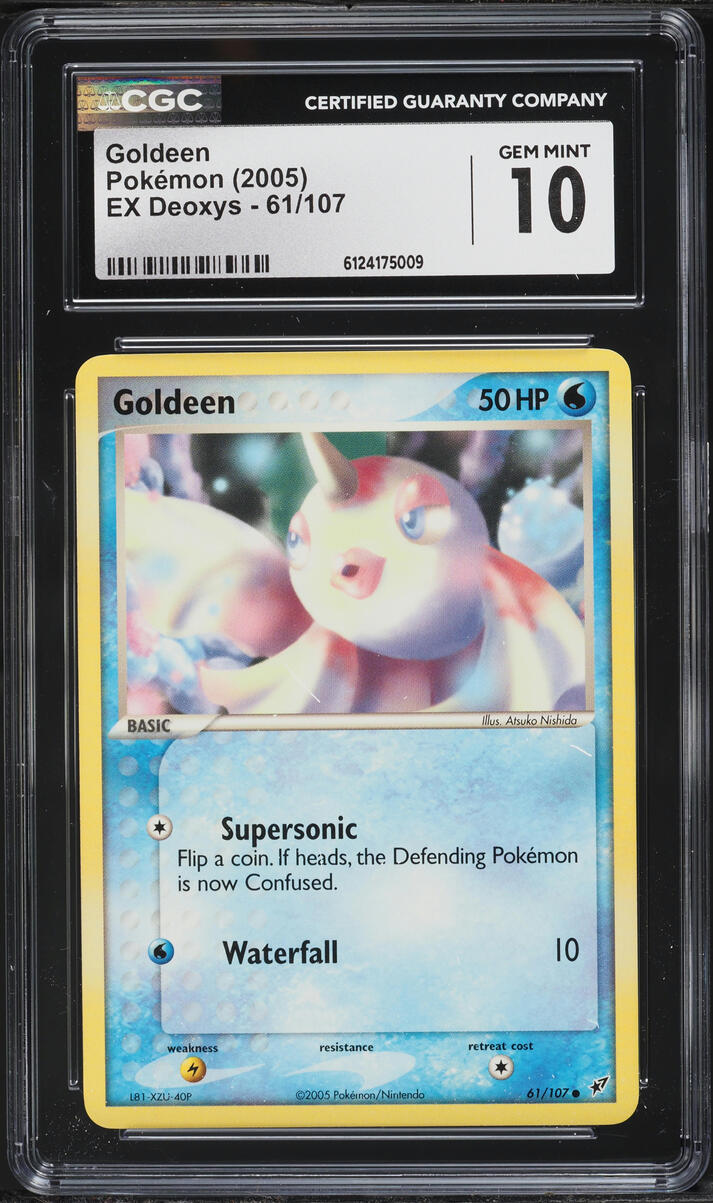 2005 Pokemon EX Deoxys Goldeen #61 CGC 10 GEM MINT