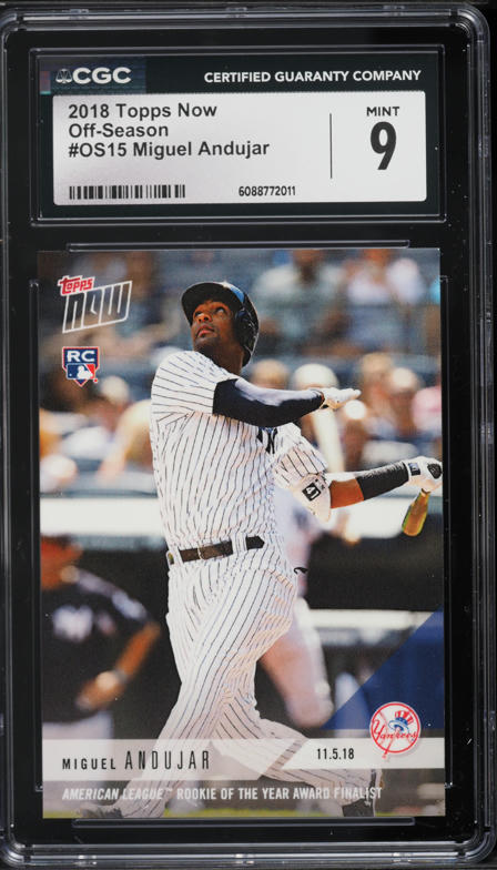 2016 Topps Now Miguel Sano ROOKIE #108 CGC AUTH on Fanatics Collect