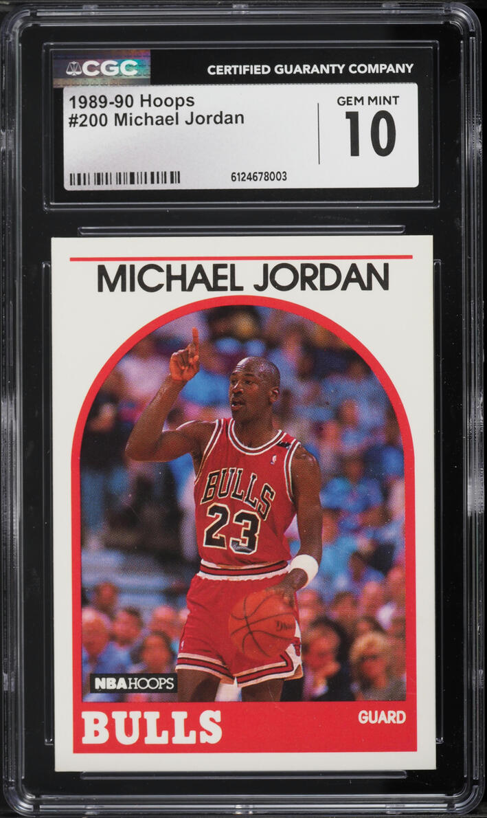 1989 Hoops Michael Jordan #200 CGC 10 GEM MINT